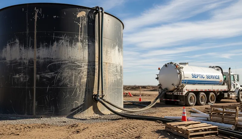 Septic pumping holding tanks in Buffalo, NY